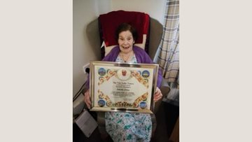 Ex-Midwifery Matron celebrates 100th birthday at Blacon care home